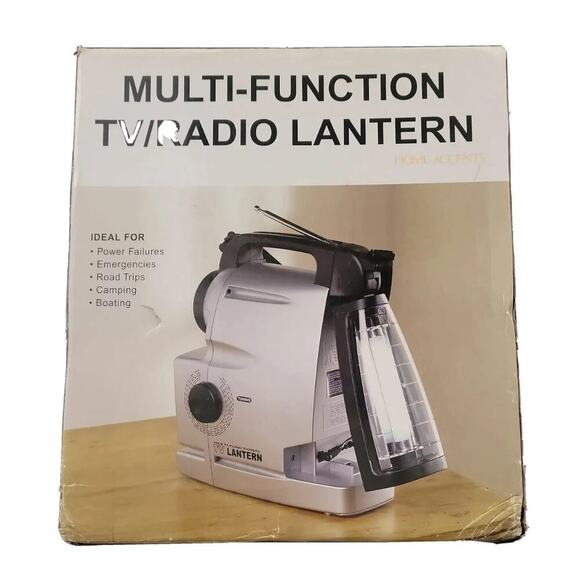 Multi-Function TV Radio Lantern
Flashlight Siren Camping AC/
Battery NOS - Picture 2 of 4